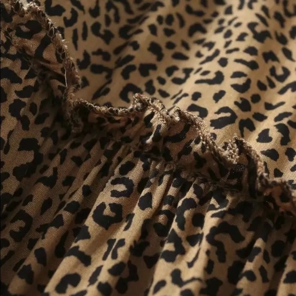 LAST 1🎉Leopard Mini Sun Dress - Picture 4 of 10